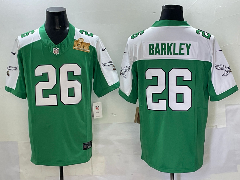 Men 2025 Philadelphia Eagles #26 Barkley green Nike Limited NFL Jersey style 008->washington commanders->NFL Jersey
